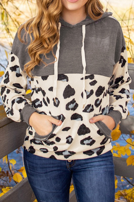 Avery Color Block Drawstring Hoodie