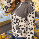  Avery Color Block Drawstring Hoodie