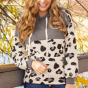  Avery Color Block Drawstring Hoodie