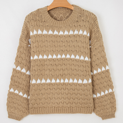 Avery Puff Sleeve Baggy Sweater