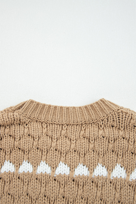 Avery Puff Sleeve Baggy Sweater
