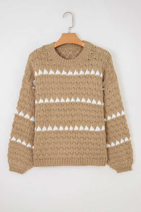 Avery Puff Sleeve Baggy Sweater