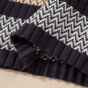  Avery Ribbed Trim Slim Sweater