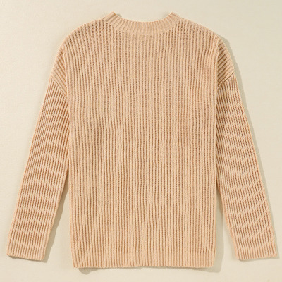 Avery Side Slits Loose Sweater