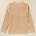  Avery Side Slits Loose Sweater