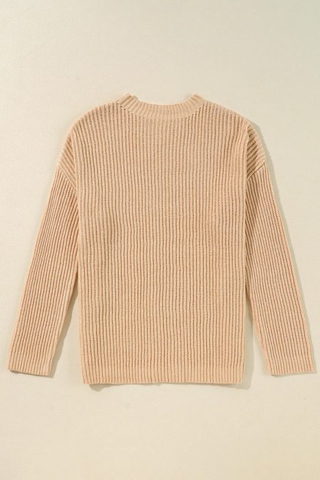 Avery Side Slits Loose Sweater