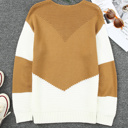  Avery tone Chevron Pullover Sweater