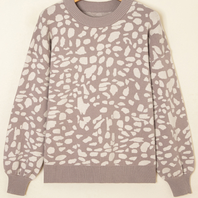 Avery Trim Drop Shoulder Sweater