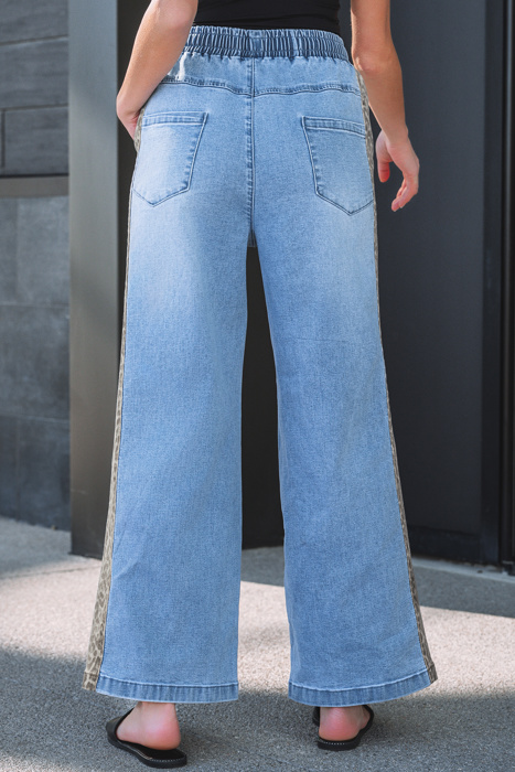 Avianna Panel Wide Leg Jeans