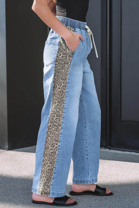 Avianna Panel Wide Leg Jeans