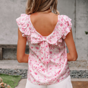  Aya Bow Back Square Blouse