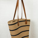  Aya Woven Striped Tote Bag