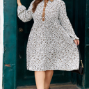  Ayah Sleeve Loose Mini PLUS Dress