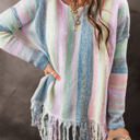  Aylani Fringed Tunic Sweater