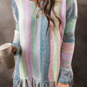  Aylani Fringed Tunic Sweater