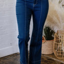  Ayleen Center Seam Deep Wash Straight Jeans