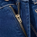  Ayleen Center Seam Deep Wash Straight Jeans
