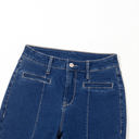  Ayleen Center Seam Deep Wash Straight Jeans