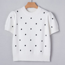  Azariah Bubble Short Sleeve Sweater