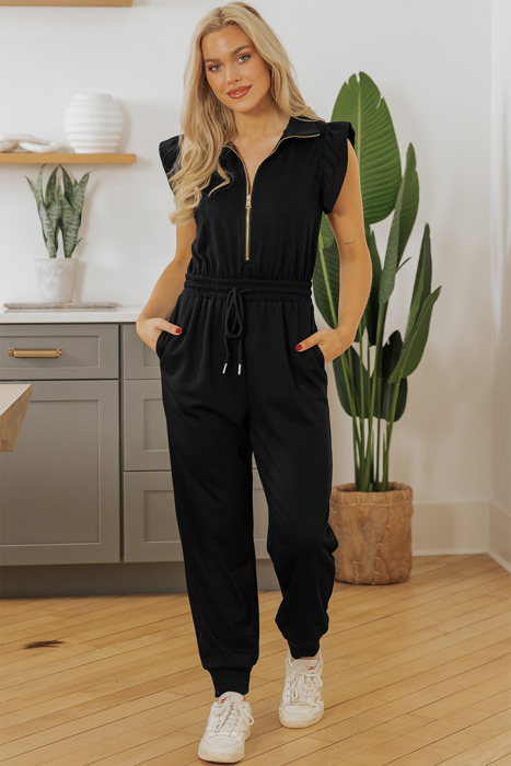 Azariah Drawstring Elastic Waistband Jumpsuit