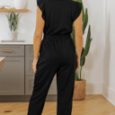  Azariah Drawstring Elastic Waistband Jumpsuit