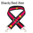 Black/Red Bee Bag Straps