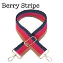 Berry Stripe Bag Straps