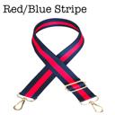 Red/Blue Stripe Bag Straps