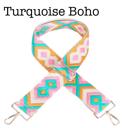 Turquoise Boho Bag Straps