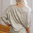  Bailee Leopard Half Sleeve V Neck Loose Fit Top