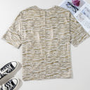  Bailee Leopard Half Sleeve V Neck Loose Fit Top