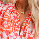  Bailee Rhinestone Plated Choker Necklace