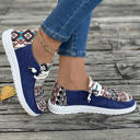  Bailee Vintage Aztec Lace-up Flat Shoes