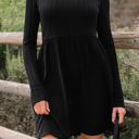  Beajena Long Sleeve Mini Dress