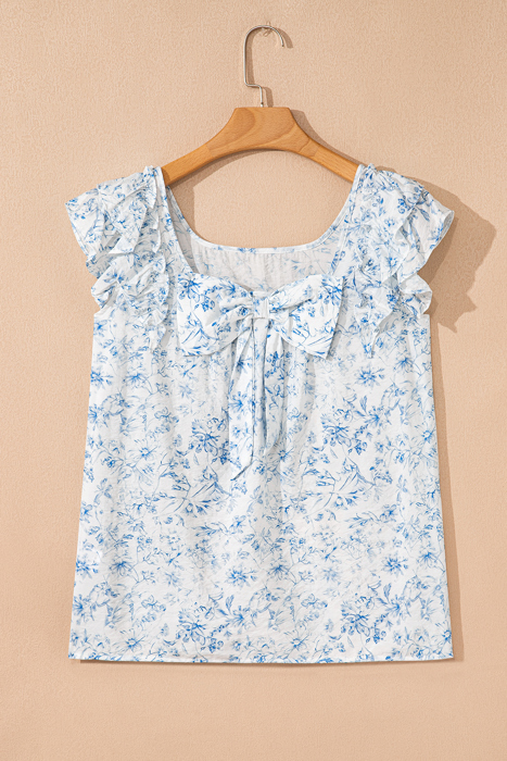 Beatrice Bow Back Square Blouse