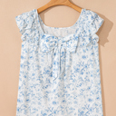  Beatrice Bow Back Square Blouse