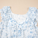  Beatrice Bow Back Square Blouse