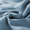  Beau Blue Washed Chambray Drawstring Elastic Waist Plus Size Shorts