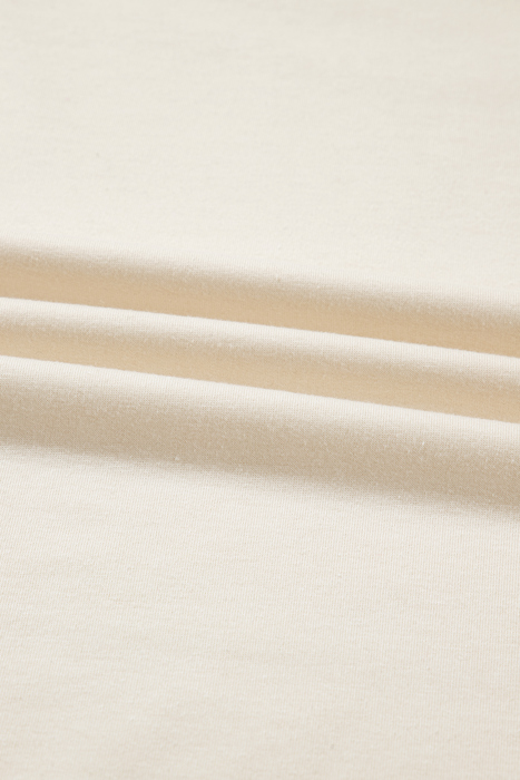 Beige Plus Size Multicolor Plaid Patchwork Sleeve Pullover Top