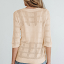  Belen Knit Short Sleeve Sweater