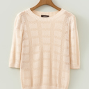  Belen Knit Short Sleeve Sweater