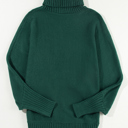  Belen Letter Embroidered High Sweater