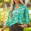  Bella Lantern Sleeve Front Shirt