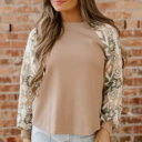  Bella Raglan Sleeve Knit Top