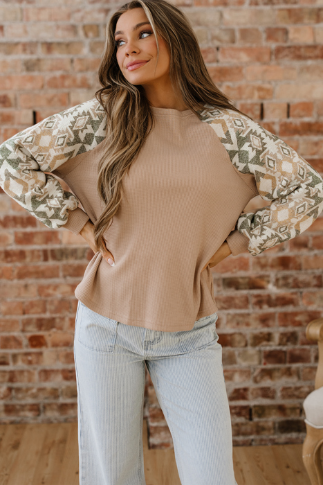 Bella Raglan Sleeve Knit Top