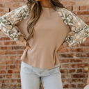  Bella Raglan Sleeve Knit Top