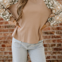  Bella Raglan Sleeve Knit Top