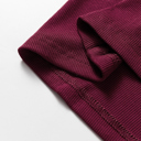  Bellamy Ribbed Body Patchwork Long Sleeve Top