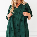  Beth Sleeve Swing Mini Dress