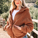  Bethany Up Hooded Sherpa Jacket